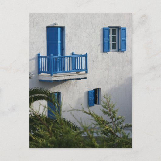 Balkon Postkarte (Vorderseite)