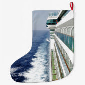 Balkon-Reihe mit Monogramm Großer Weihnachtsstrumpf (Rückseite)