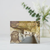 Balkonhaus, Mesa Verde National Park, CO Postkarte (Stehend Vorderseite)