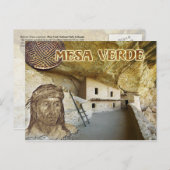 Balkonhaus, Mesa Verde National Park, CO Postkarte (Vorne/Hinten)