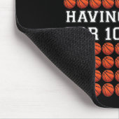 Ball 100 Tage Basketball Kinder Junge schlauer Mousepad (Ecke)