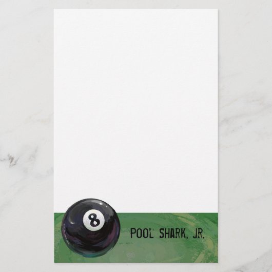 Ball 8 briefpapier (Vorderseite)