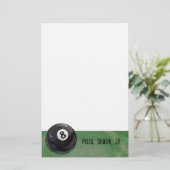 Ball 8 briefpapier (Stehend Vorderseite)