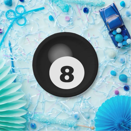Ball 8 pappteller (Party)