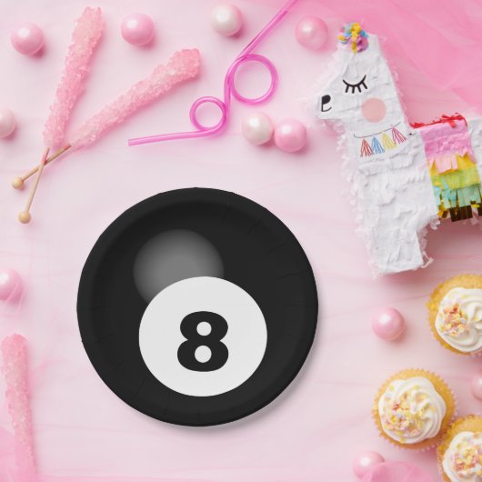 Ball 8 pappteller (Party)