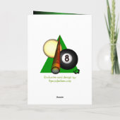 Ball acht karte (Rückseite)