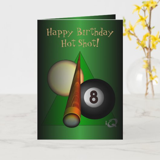 Ball acht karte (Gelbe Blume)