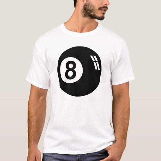 Ball acht T-Shirt (Vorderseite)