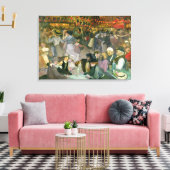 Ball am 14. Juli Leinwanddruck (Insitu (Wohnzimmer))