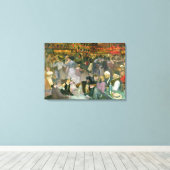 Ball am 14. Juli Leinwanddruck (Insitu (Holzboden))