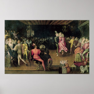 Ball am Court of Valois Poster
