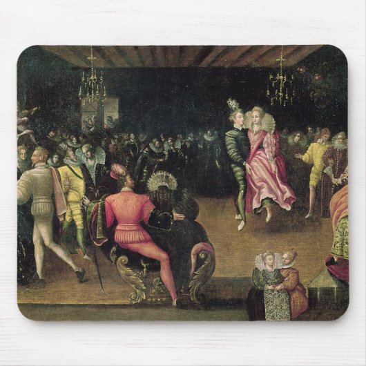 Ball am Gericht von Valois Mousepad (Vorne)