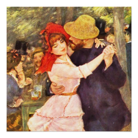 Ball am Moulin de la Galett Auguste Renoir Poster (Vorderseite)