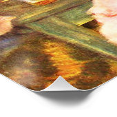 Ball am Moulin de la Galett Auguste Renoir Poster (Ecke)