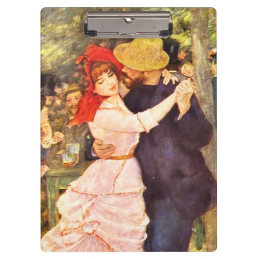 Ball am Moulin de la Galette Auguste Renoir Klemmbrett (Vorderseite)