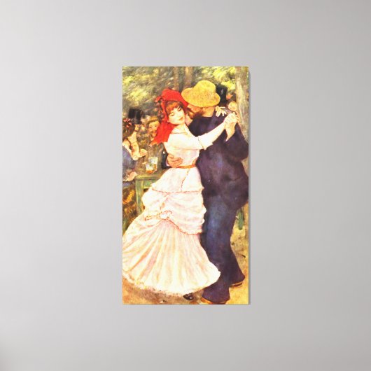 Ball am Moulin de la Galette Auguste Renoir Leinwanddruck (Vorderseite)