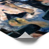 Ball am Moulin de la Galette, Auguste Renoir Poster (Ecke)