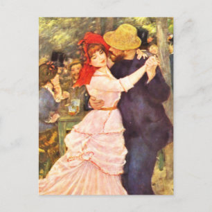 Ball am Moulin de la Galette Auguste Renoir Postkarte