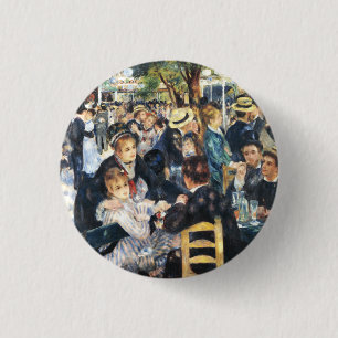 Ball am Moulin de la Galette Party Renoir Button