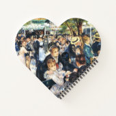 Ball am Moulin de la Galette Party Renoir Notizblock (Rückseite)
