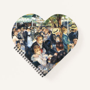 Ball am Moulin de la Galette Party Renoir Notizblock