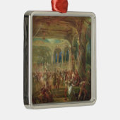 Ball am Opernde Paris Silbernes Ornament (Rechts)