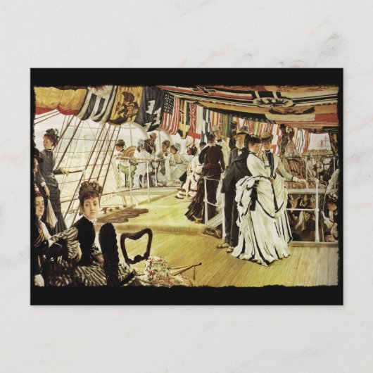 Ball an Bord Postkarte (Vorderseite)