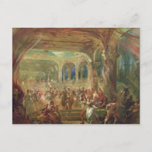 Ball an der Oper de Paris Postkarte