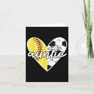 Ball Auntie Softball Soccer Mama Player Karte