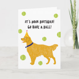 Ball Birthday Card Karte