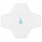 Ball Blue, Medium Turquoise Dekoration (Flach)