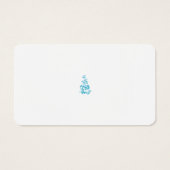 Ball Blue, Medium Turquoise Dekoration (Rückseite)