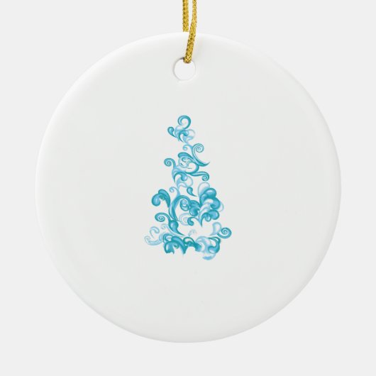 Ball Blue, Medium Turquoise Dekoration (Vorne)