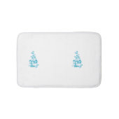Ball Blue, Medium Turquoise Dekoration Badematte (Vorderseite)