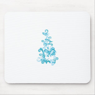 Ball Blue, Medium Turquoise Dekoration Mousepad