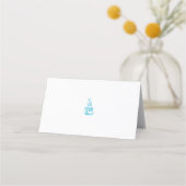 Ball Blue, Medium Turquoise Dekoration Terminkarte (Rückseite)