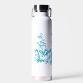 Ball Blue, Medium Turquoise Dekoration Trinkflasche (Vorne)