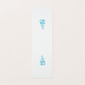 Ball Blue, Medium Turquoise Dekoration Visitenkarten (Außenseite Aufgefaltet)