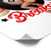 Ball Breakfast Funny Pool Player Billiard Lover Bi Poster (Ecke)