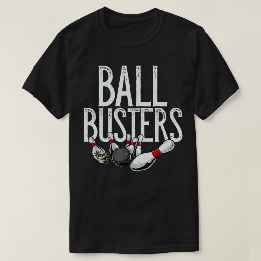 Ball Busters Bowling Paares Matching Bowling T-Shirt (Design vorne)