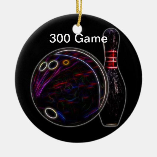 Ball & Button 300 Spielverzierungen Keramik Ornament (Vorne)