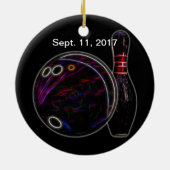 Ball & Button 300 Spielverzierungen Keramik Ornament (Hinten)