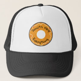 Ball Cap Donuts helfen alles Truckerkappe