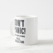 Ball Collector Funny Kaffeetasse (Vorderseite Links)