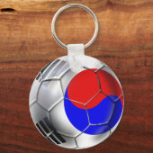 Ball der Befürworter der koreanischen Fußballmanns Schlüsselanhänger (Vorderseite)