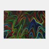 Ball der farbigen Wolle rollte aus, was macht das? Fußmatte (Vorderseite)