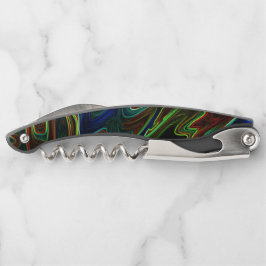 Ball der farbigen Wolle rollte aus, was macht das? Kellnermesser