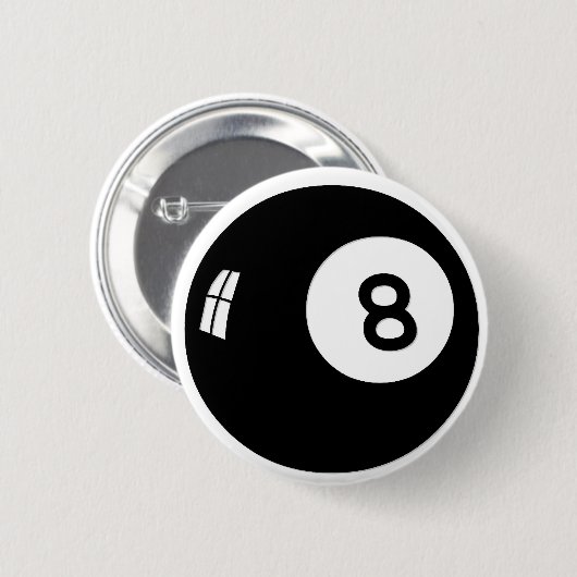 Ball der Magie-8 Button (Vorne & Hinten)