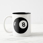 Ball der Magie-8 Zweifarbige Tasse (Links)