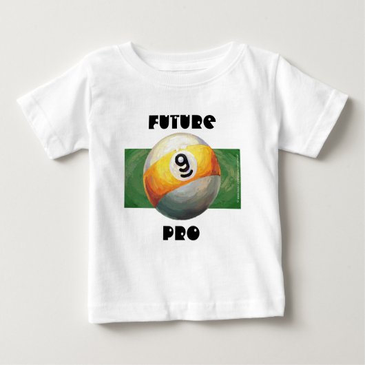 Ball der Zukunft 9 Pro Baby T-shirt (Vorderseite)